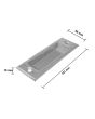 Jaladera de caja acero modelo 23