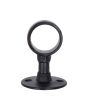 Soporte central para tubo de 1" negro mate 1065 Lusar