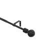 Cortinero ajustable grande negro Centro Novacort