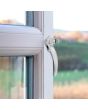 Jaladera perico para ventana cromo
