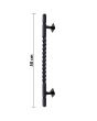 Jaladera Torneada 50 cm Colonial