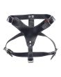 Pechera de piel para Perro talla # 6 negra