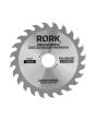 Disco sierra para corte de madera con puntas de carburo 4-1/2" x 24 D MRK-035 RORK