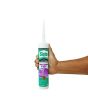 Silicón transparente vidrio y aluminio F107 Sista