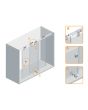 Sistema corredizo para puertas de closet Ducloset Doble Ducasse