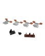 Sistema corredizo para puertas de closet Ducloset Doble Ducasse