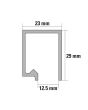 Riel de aluminio de 2 metros PL-2550 AL Ducasse