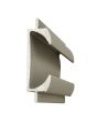Perfil jaladera "C" 16 mm X 3 m Ducasse