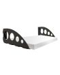 Soporte Matisse de 7" negro para repisa Ducasse