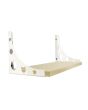 Soporte Mondrian de 25 cm blanco para repisa Ducasse