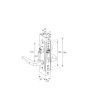 Cerradura para baño aluminio natural 549 MC Phillips