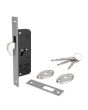 Chapa de gancho gris para puerta de aluminio DL003-G Axcent