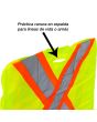 Chaleco de seguridad de alta visibilidad amarillo ajustable unitalla SR1034-AM MR Seguridad