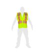 Chaleco de seguridad de alta visibilidad amarillo ajustable unitalla SR1034-AM MR Seguridad