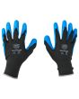Guante de poliester con latex #9 SG1029-AZ MR Seguridad