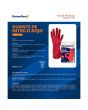 Guante de nitrilo rojo Uso General #8 67-131 Derma Care
