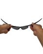 Lentes de seguridad negros / ahumados Super Rodium SV1005 NGR MR Seguridad