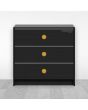 Jaladera botón Elegant latón brillante 3849 Handy Home