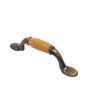 Jaladera Denver latón antiguo 75 mm 4227 Handy Home
