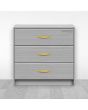 Jaladera Europa latón brillante 76 mm 3830 Handy Home