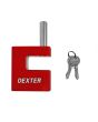 Candado para cortina rojo 70 mm 16935 Dexter