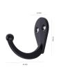 Perchero sencillo negro 1827 Handy Home
