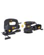 Combo Sierra caladora DX57U + Lijadora orbital 5" DX461U CAT
