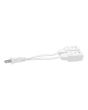 Extensión doméstica blanca 10 cm ED13-1B Igoto