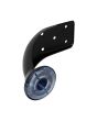 Pata para sofá y muebles 110 mm negro mate 792-0977 Herrasa