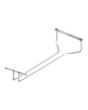 Porta copas de aluminio mate 35 cm Ergy