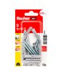 Kit de 10 taquetes de expansión S 8x40 con tornillos 84322 Fischer