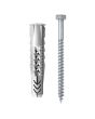 Kit de 4 taquetes universales UX 10x60 R S con tornillos 90880 Fischer
