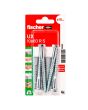 Kit de 4 taquetes universales UX 10x60 R S con tornillos 90880 Fischer