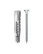 Kit de 5 taquetes universales UX 8x50 R S con tornillos 90879 Fischer