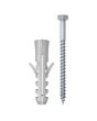 Kit de 5 taquetes de expansión S 10x50 S con tornillos 84323 Fischer
