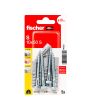 Kit de 5 taquetes de expansión S 10x50 S con tornillos 84323 Fischer