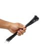 Cincho de nylon 28 cm x 4.8 mm negro 100 piezas 87495 Fischer