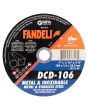 Disco para corte de metal y acero inoxidable 7" DCD-106 Fandeli
