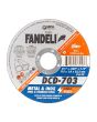 Disco para corte de metal y acero inoxidable 4-1/2" DCD-703 Fandeli