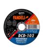 Disco para corte de acero inoxidable 4-1/2" DCD-102 Fandeli