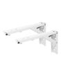 Soporte abatible 8" blanco Vinco