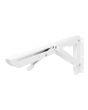 Soporte abatible reforzado 12" blanco Vinco