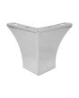 Pata para para sofá 100 mm cromo triangular Bolder