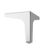 Pata para para sofá Slim 130 mm cromo triangular Bolder