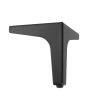 Pata para para sofá Slim 130 mm negro triangular Bolder