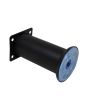 Pata para sofá y muebles 120 mm negro mate PS-2713 Bolder
