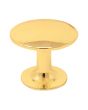 Jaladera botón 30 mm latón brillante JN-1402 Bolder