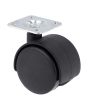 Rodaja tipo yoyo 38 mm con placa RR-3210 Bolder