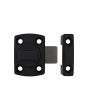 Cerrojo para puerta Zamak 42 x 43 mm negro MC-61004 PORTER