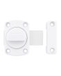 Cerrojo para puerta Zamak 55 x 56 mm blanco MC-61009 PORTER
